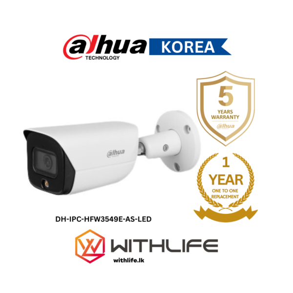 DAHUA DH-IPC-HFW3549E-AS-LED
