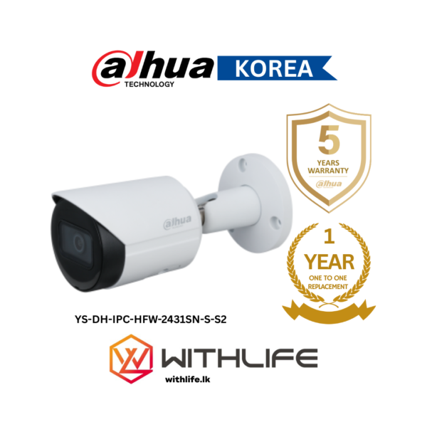 DAHUA - IPC-HFW-2431SN-S-S2 DAHUA - IPC-HFW-2431SN-S-S2